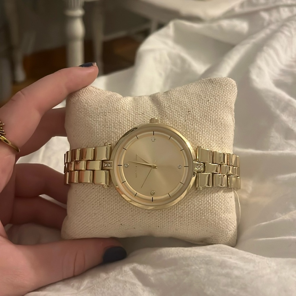 Lucky Brand woman’s gold watch